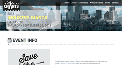 Desktop Screenshot of industrygiants.org